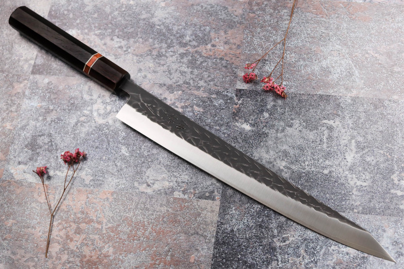 Yuzo Black SLD 27 cm japansk sujihiki-kniv ibenholt og kvæde