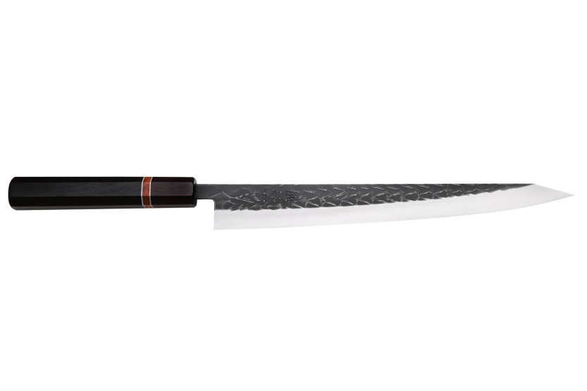 Yuzo Black SLD 27cm japansk sujihikikniv ebenholts och kvitten