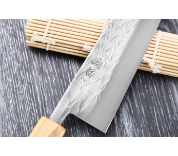 21cm Yuzo SLD oliivi- ja mammuttipuuveitsi japanilainen kokkiveitsi 2