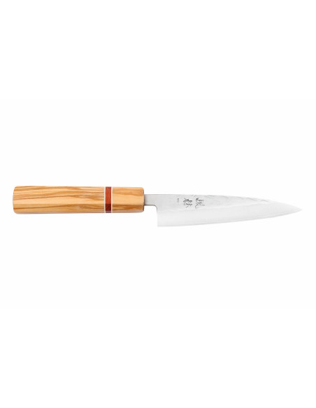 13,5 cm Yuzo SLD universalkniv i oliven og sequoia, håndlaget i Japan