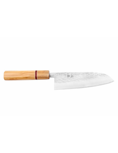 Yuzo SLD 16,5 cm japansk santoku-kniv i oliven og sequoia