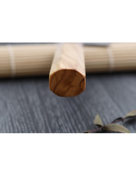 Yuzo SLD 21cm Japanese handmade chef ' s knife olive and quince wood
