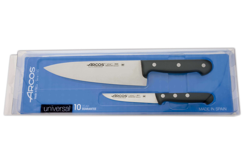 Messerset Arcos UNIVERSAL office + chef mit 2 Klingen aus rostfreiem NITRUM-Stahl