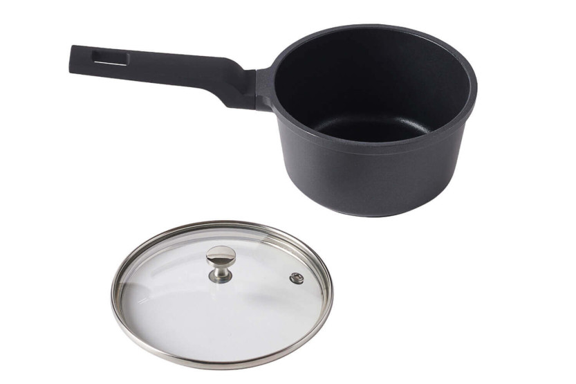Mastrad gryde i støbt aluminium med låg 14 cm