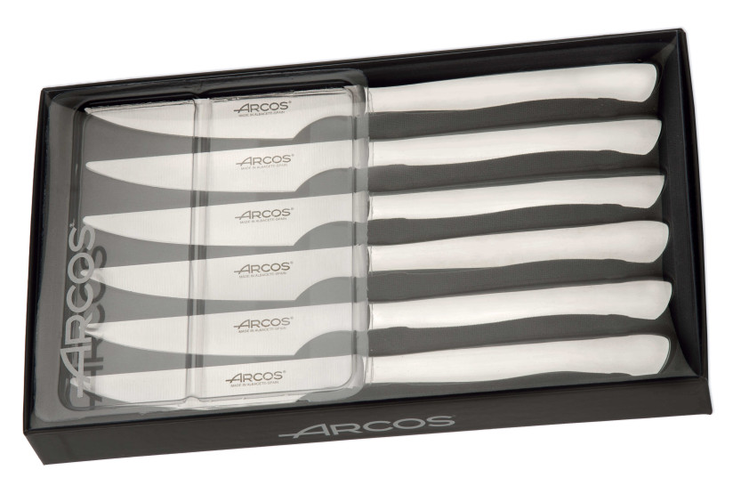 Arcos Steakmesserset 6 tlg. aus rostfreiem Stahl Monoblock
