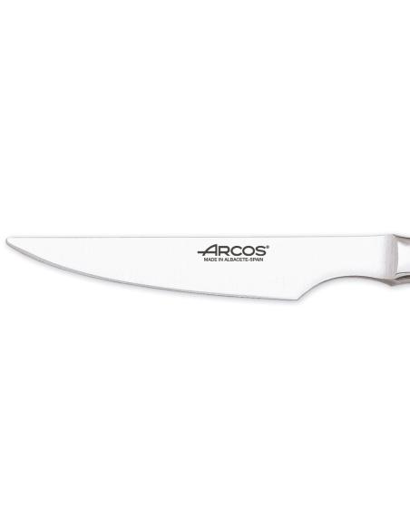 Set van 6 Arcos steakmessen roestvrij staal monobloc