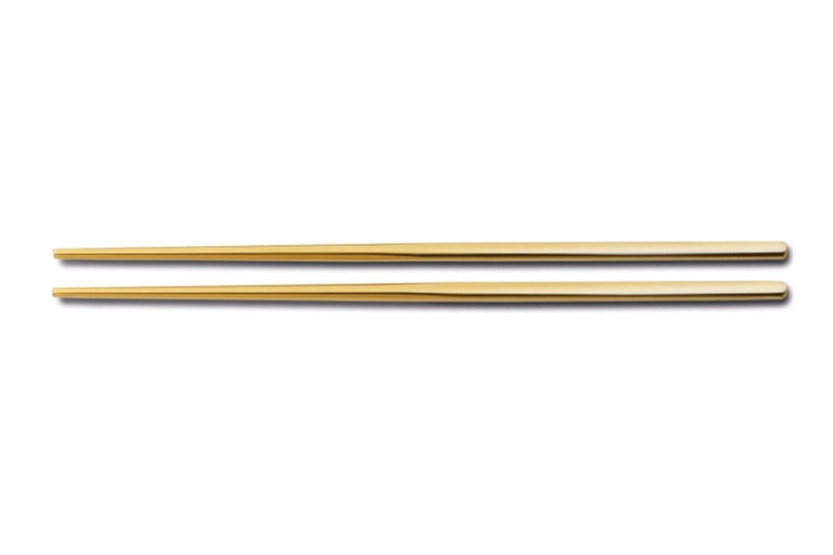 Par Comas spisepinner i rustfritt stål, 23 cm, gullfinish