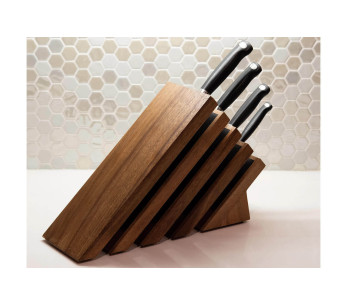 Ventosa magnética Messermeister Next Level de madera de acacia para hasta 16 cuchillos 2