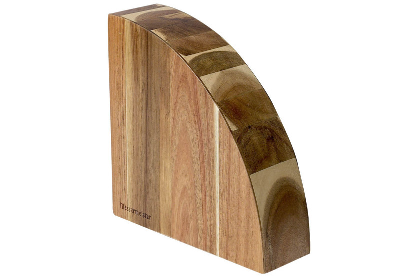 Ventosa magnética Messermeister de madera de acacia para hasta 10 cuchillos