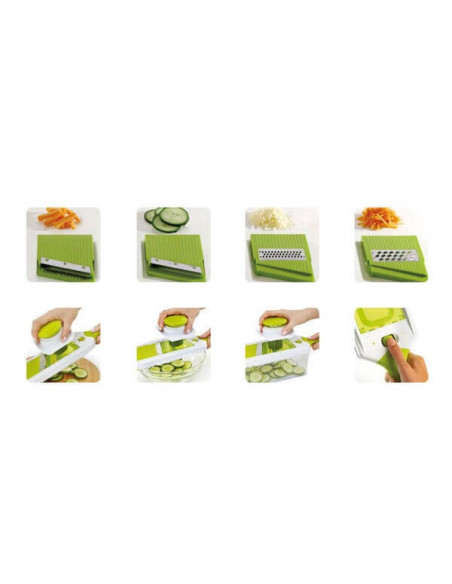 Kitchen Artist adjustable multifunction Kitchen mandolin 4 interchangeable stainless steel blades