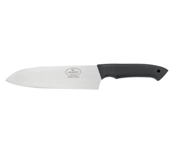 Cuchillo de Chef Fallkniven K2 cuchillo santoku 17.5cm hoja mango thermorun negro