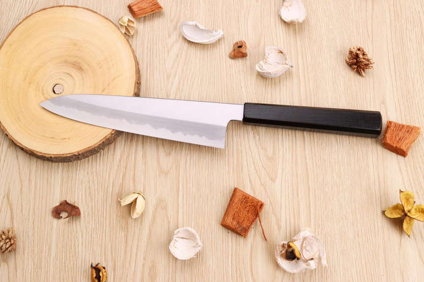 Kagekiyo Suri Urushi 21cm handgemaakt Japans koksmes