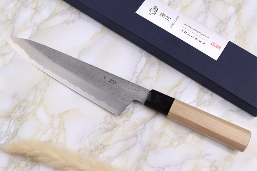 Kochmesser 21cm japanisch handgefertigt Sakai Kikumori Kikuzuki Rin
