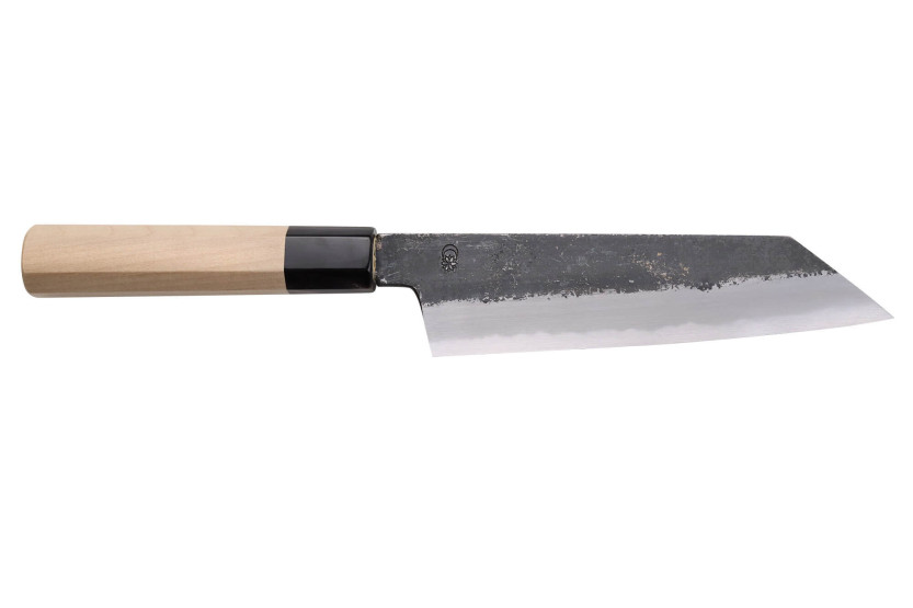 santoku kniv kiritsuke 18cm japonais artisanal Sakai Kikumori Kikuzuki Kuro