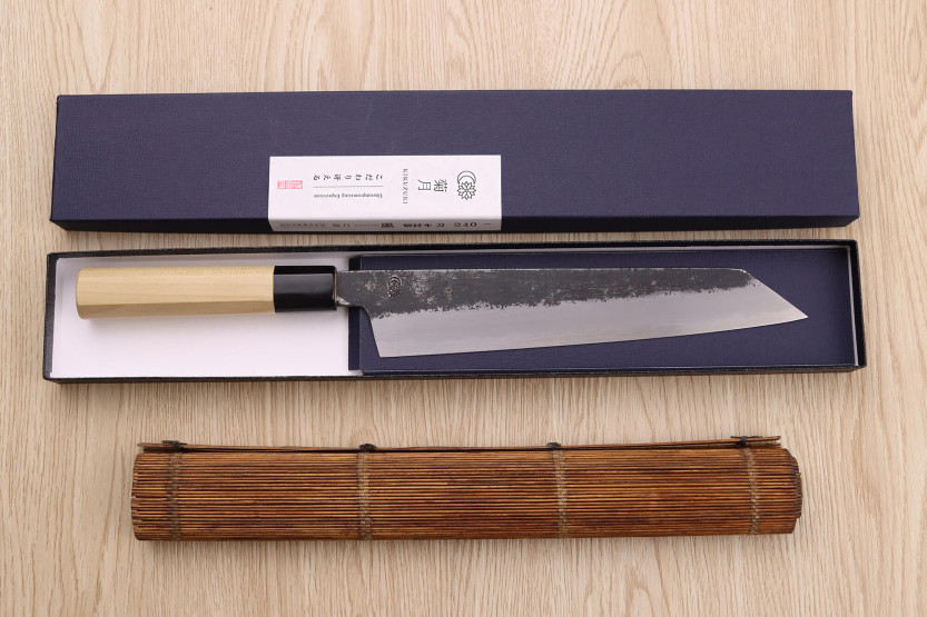 Couteau de chef Kirschpflücker 24cm Japanisch handwerklich Sakai Kikumori Kikuzuki Kuro