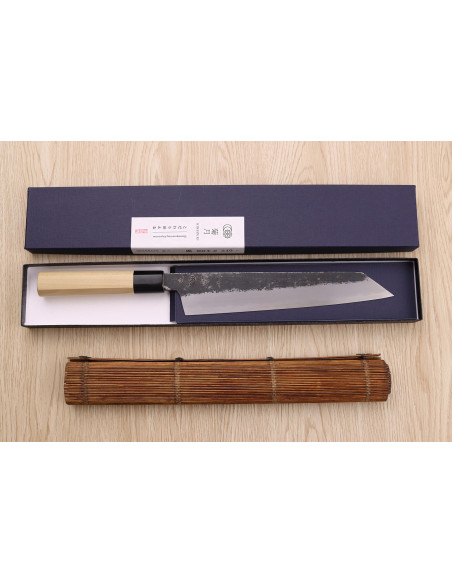 Couteau de chef kirsebærplukker 24 cm japansk håndverk Sakai Kikumori Kikuzuki Kuro