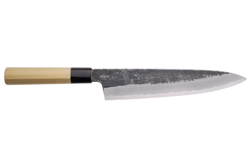 Sakai Kikumori Kikuzuki Kuro 24cm japanese handmade chef ' s knife