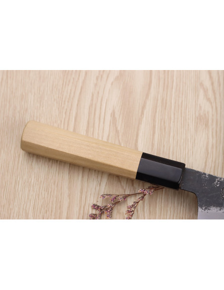 Sakai Kikumori Kikuzuki Kuro 21cm Japanilainen käsintehty kokkiveitsi