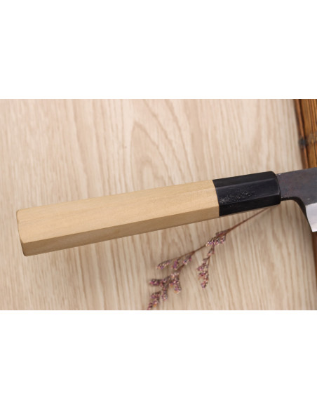 Yanagiba mes kiritsuke 27cm japonais artisanal Sakai Kikumori Kikuzuki Kuro