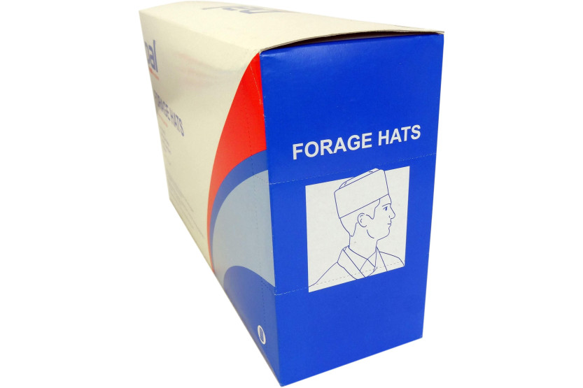 Pack of 100 paper caps , adjustable size, perforated top