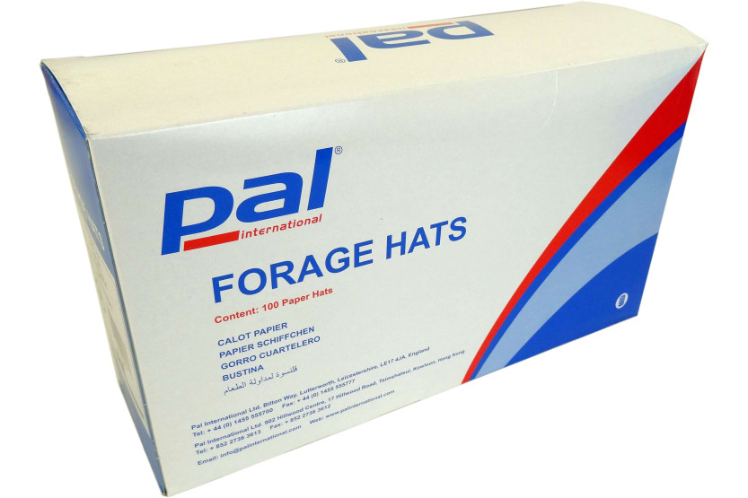 Pack of 100 paper caps , adjustable size, perforated top