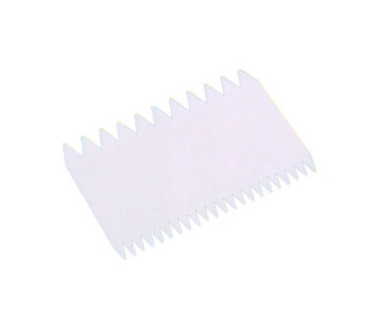 Rektangulær dekor kam 11 x 7,5 cm