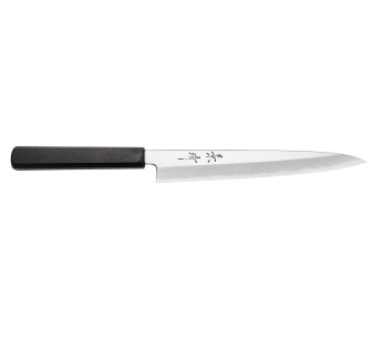 Faca utilitária japonesa artesanal Kagekiyo Suri Urushi 21cm