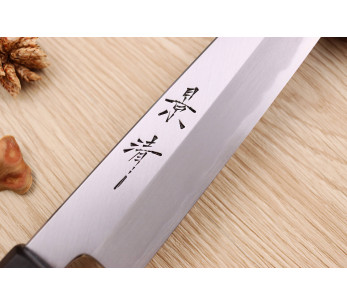Faca utilitária japonesa artesanal Kagekiyo Suri Urushi 21cm 2