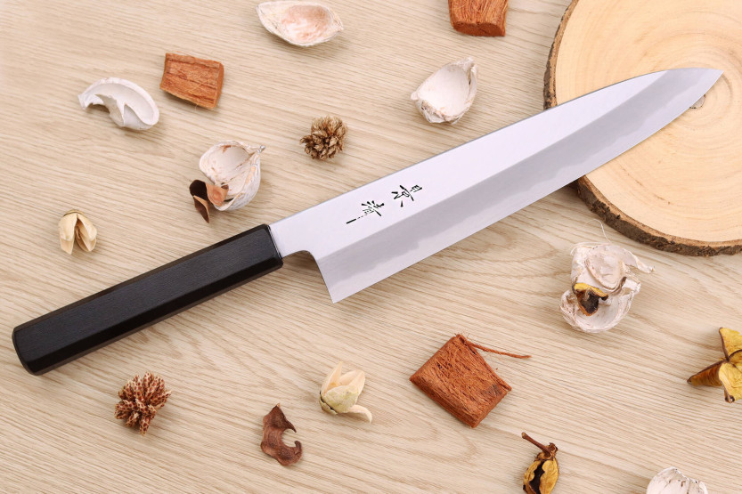 Kagekiyo Suri Urushi japanese chef ' s knife 24cm
