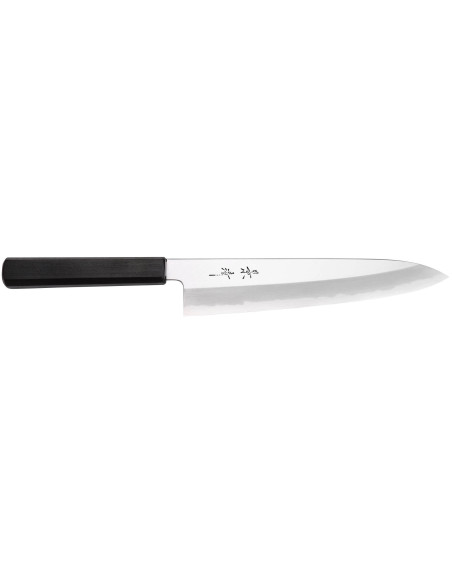 Coltello da cuoco giapponese Kagekiyo Suri Urushi 24 cm fatto a mano