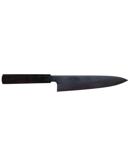 Kagekiyo Yoshikazu Tanaka Musta Damas Aogami 21cm japanilainen kokki ' s veitsi käsin