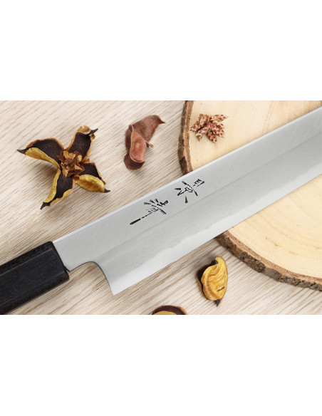 Kagekiyo Suri Urushi 27cm coltello giapponese sujihiki fatto a mano