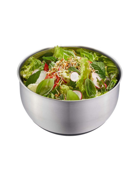 Gefu Pullit - centrifuga per insalata in acciaio inox - 25 cm