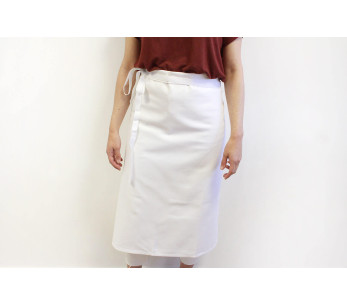 Professioneel kokschort 100% katoen wit 102 x 90cm
