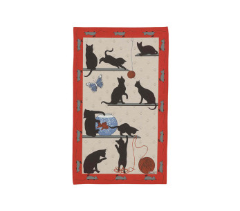 Asciugamano da cucina Beauvillé Chat-Pitre made in France 50x80cm