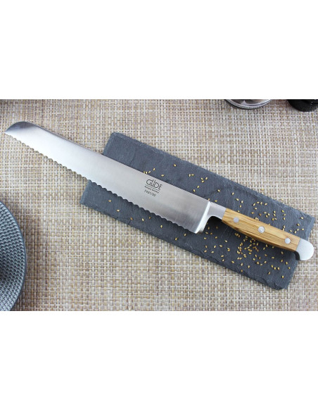 Franz Güde Coltello da pane forgiato da 32 cm