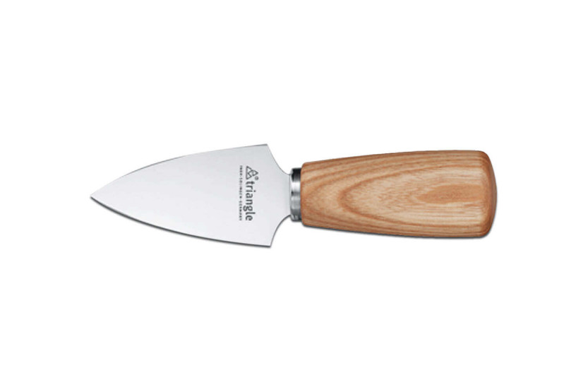 Cuchillo parmesano Mango triangular de madera de ciruelo