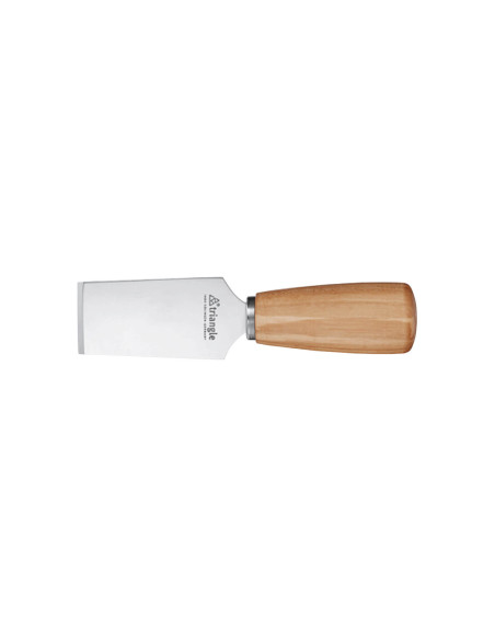 Coltello dritto per parmigiano Manico in legno di prugna triangolare