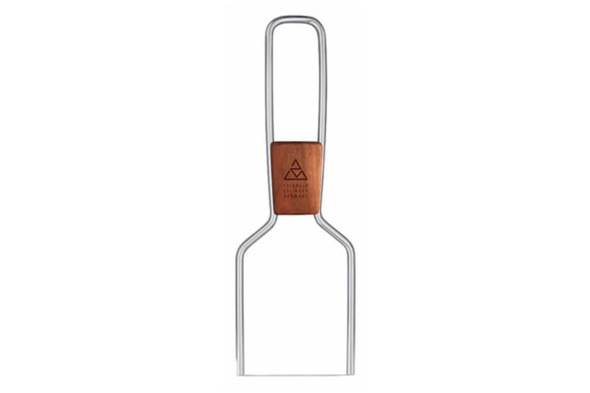 Pasta para queijo triangular em aço inoxidável 7cm