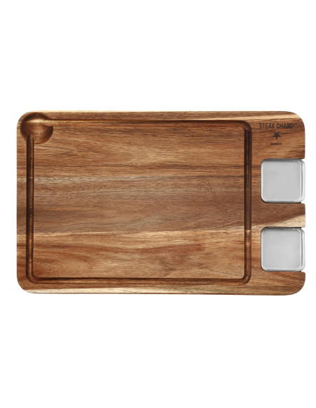 Acaciahouten Steak Champ plank 42x27x1,6cm