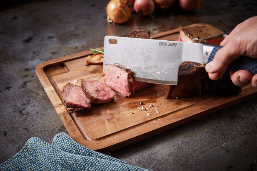 Espátula faca Steak Champ 15cm cabo em polímero reciclado