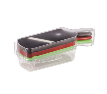 Conjunto de 3 bandolim de cozinhaKYOCERA + recetor e proteção para os dedos 2