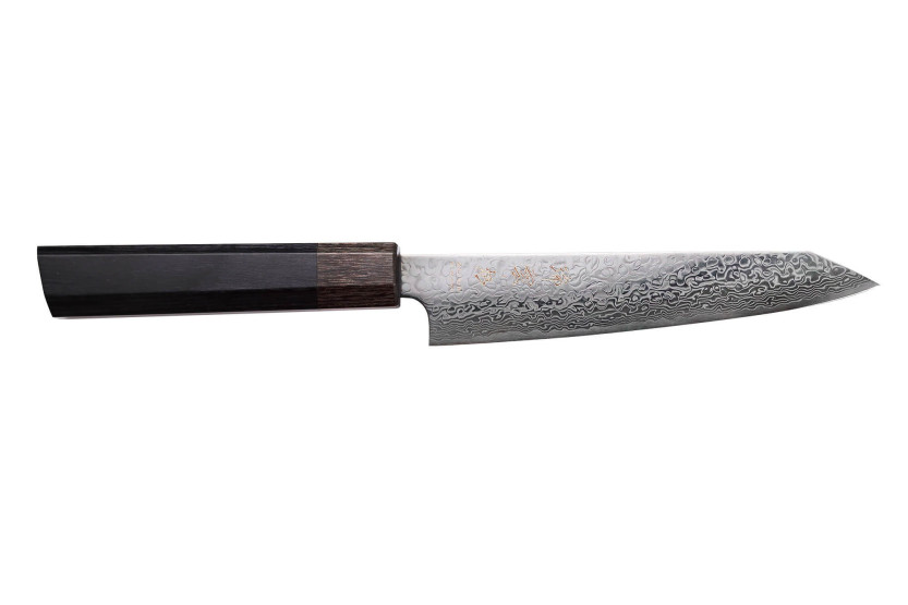 coltello universale raccoglitore di ciliegie giapponese Kanetsugu Zuiun Kiwami revêtement DLC 15cm