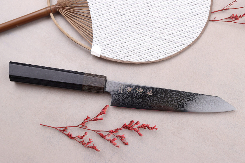 Universalkniv kirsebærplukker Japansk Kanetsugu Zuiun Kiwami revêtement DLC 15cm