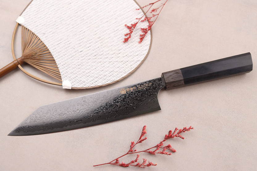 Kanetsugu Zuiun Kiwami Faca de chef japonesa kiritsuke com revestimento DLC 21cm