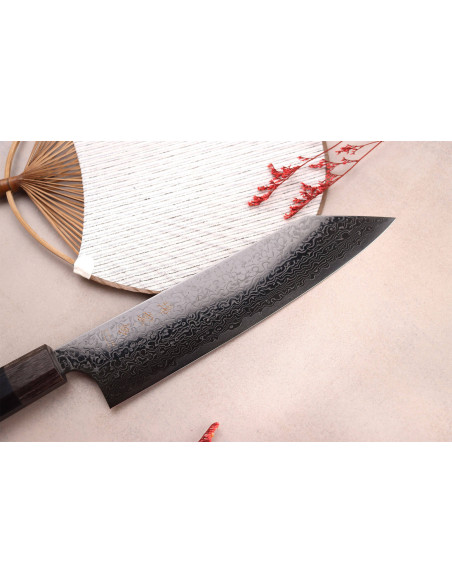 Kanetsugu Zuiun Kiwami japansk kiritsuke kokkekniv med DLC-belægning 21 cm