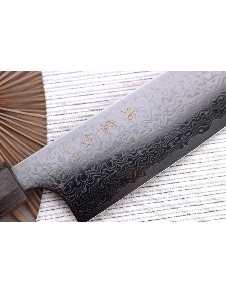 Kanetsugu Zuiun Kiwami Japans kiritsuke koksmes met DLC coating 21cm