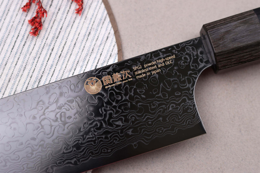 Kanetsugu Zuiun Kiwami Faca de chef japonesa kiritsuke com revestimento DLC 21cm