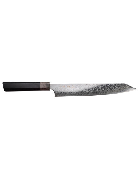 Couteau sujihiki kirsikanpoimija japanilainen Kanetsugu Zuiun Kiwami revêtement DLC 24cm