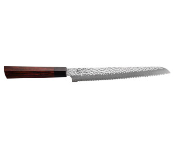 Kanetsugu Cuchillo de pan japonés martillado Cuchillo de pan 21cm